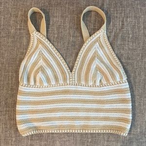 Knit summer tank top